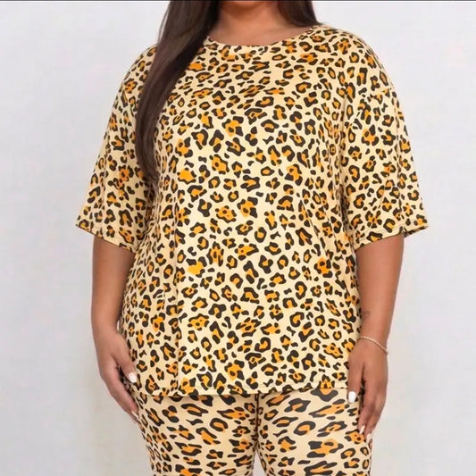 Leopard Short Set