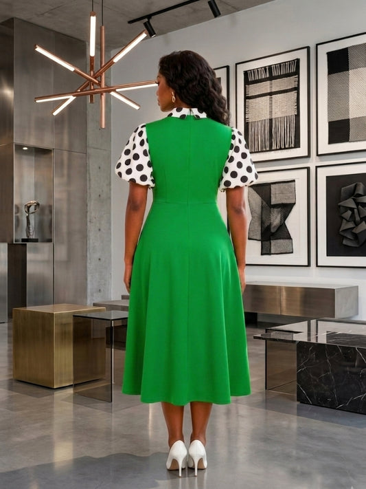 Polka Dot Midi