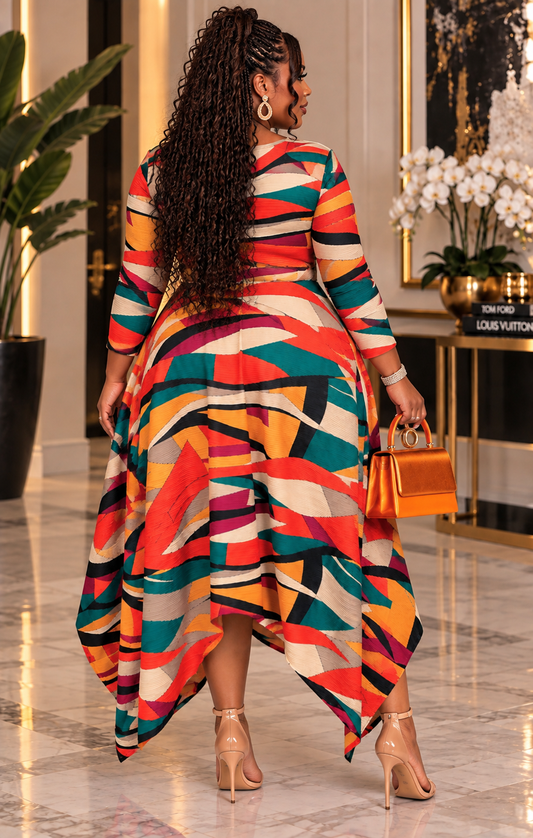 Handkerchief Maxi Dress