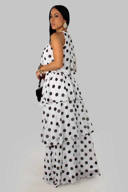 Polka Dot Skirt Set